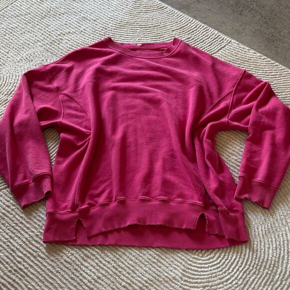 Aerie Vibrant Pink Pullover - Picture 1 of 10